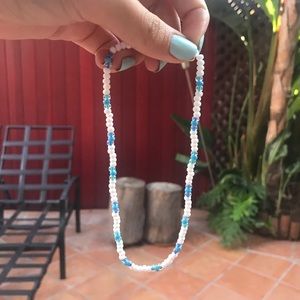 Beach themed bead necklace